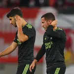 Hazard y Asensio, en el Leipzig-Real Madrid de la Champions