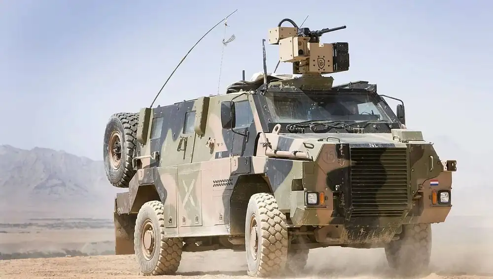 Imagen de un vehículo australiano Bushmaster