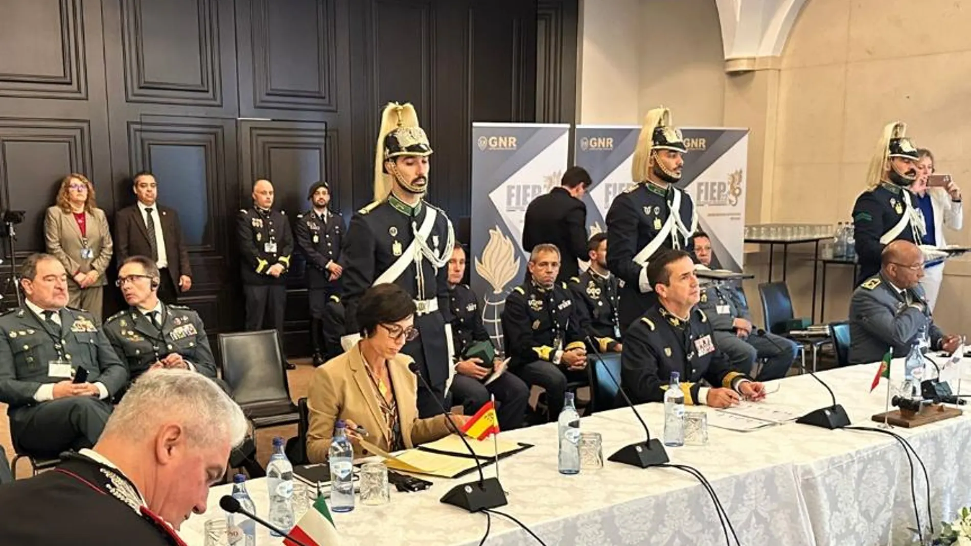 Presidencia del acto, celebrado en Sintra (Portugal)
