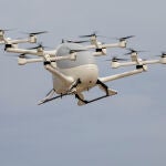 Un prototipo de aerotaxi ha sobrevolado este miércoles con éxito el cielo de Jaén, en Villacarrillo