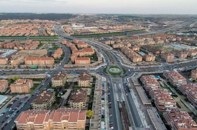 Vista aérea de Boadilla del Monte