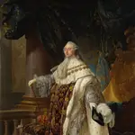 Antoine Callet inmortalizó de esta guisa a Luis XVI, rey de Francia y de Navarra