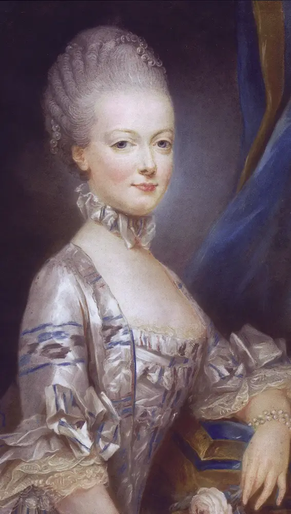 María Antonieta inmortalizada por el pincel de Joseph Ducreux en 1769