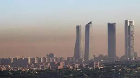 Tarde con alta incidencia de ozono en Madrid