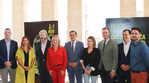 Imagen de la presentación del congreso Región de Murcia Gastronómica