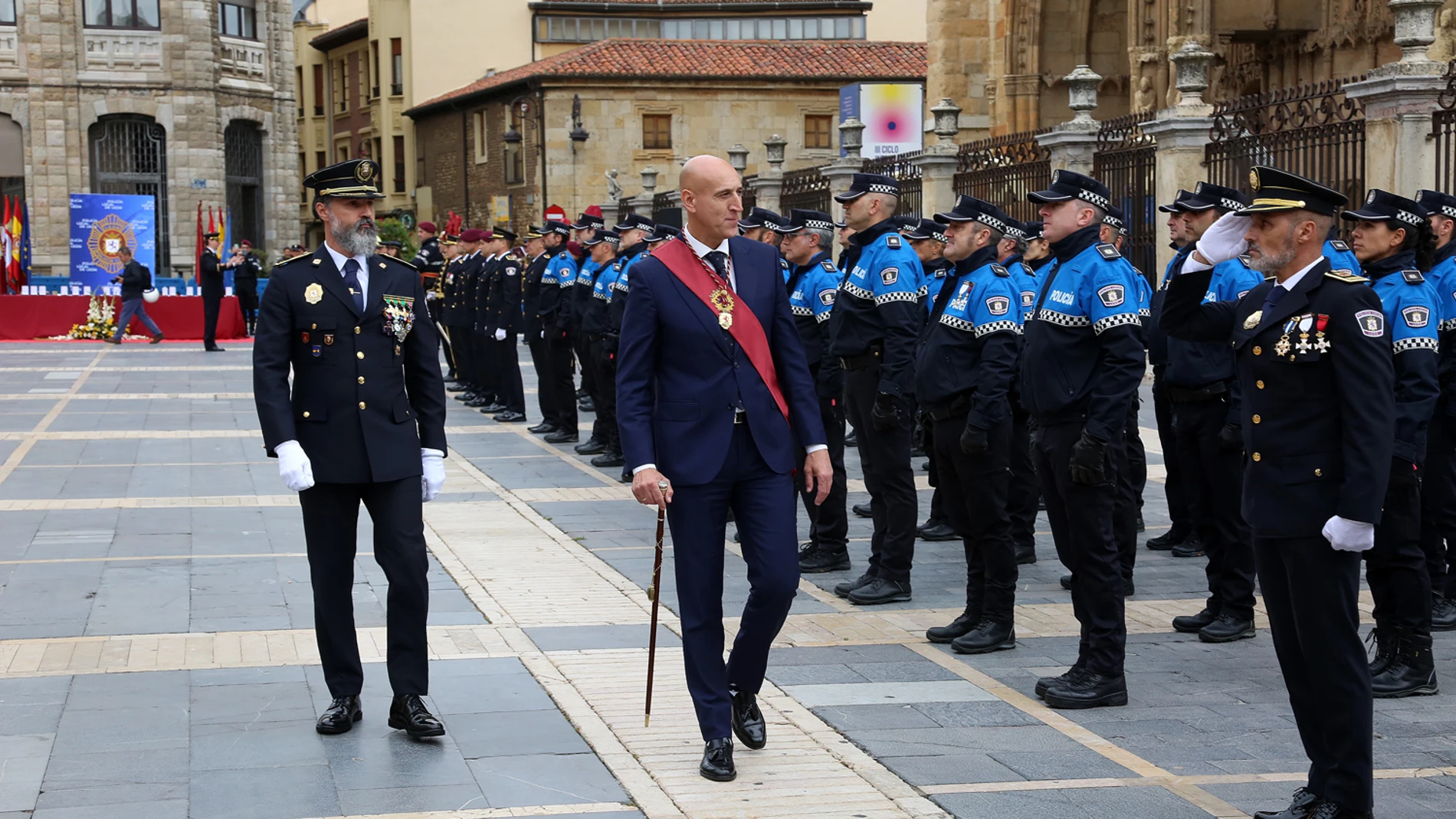 Acto de la Fiesta de la Policía Local de León
