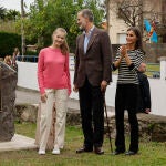 Los Reyes de España junto a la Princesa Leonor
