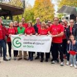 Las autoridades sorianas en la Marcha contra el Cáncer
