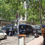 Operativo policial en la calle Ayala