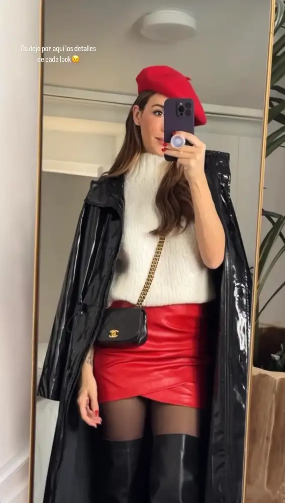 Rocío Osorno con look parisino.