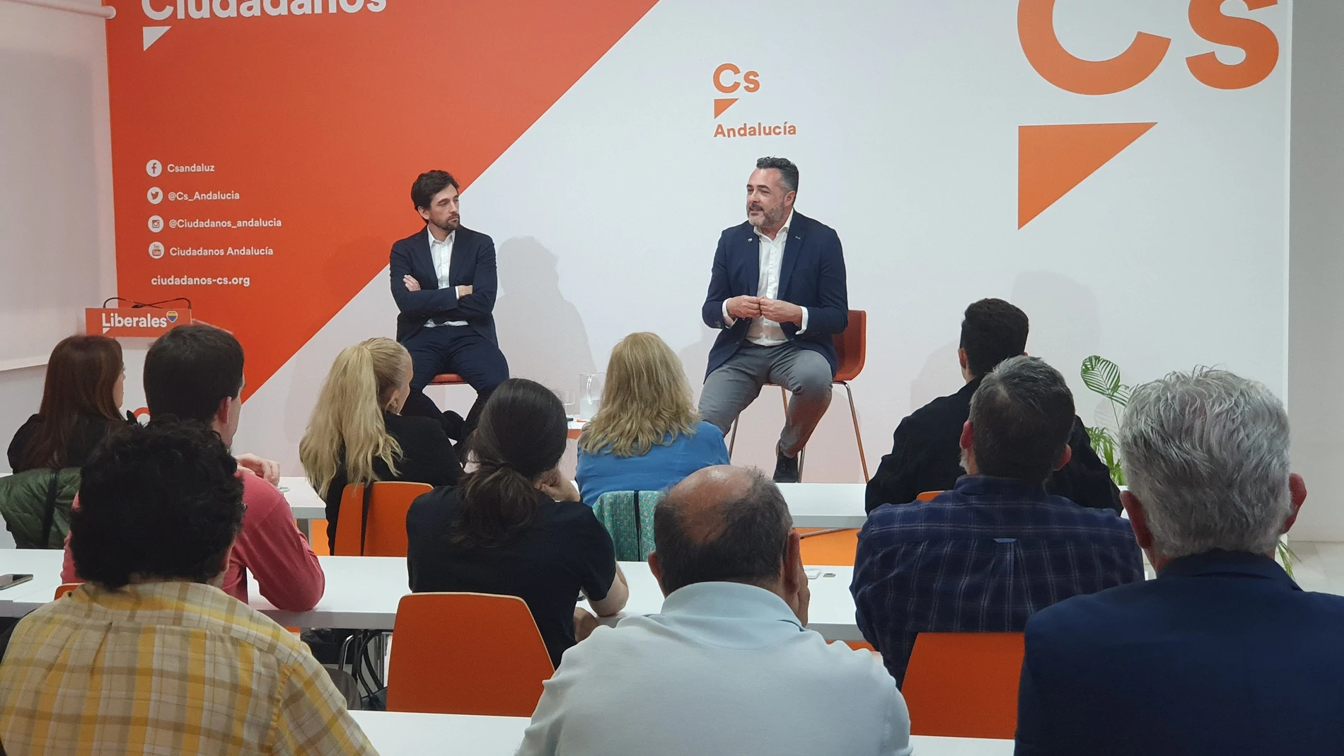 La sede de Ciudadanos (Cs) en Andalucía acogió en Sevilla una nueva parada de la gira 'Destino Refundación', un proceso donde el partido afirma ser "alternativa".CS02/11/2022