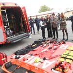 El consejero de Medio Ambiente, Vivienda y Ordenación del Territorio, Juan Carlos Suárez-Quiñones, inaugura el curso de formación '"Técnicas de seguridad e intervención básicas en rescate y salvamento en ríos, riadas e inundaciones para bomberos de Castilla y León"