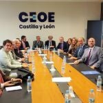 Reunión extraordinaria de la Junta Directiva de CEOE Castilla y León