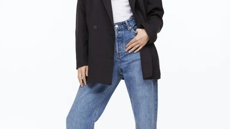 Straight High Jeans, de H&M