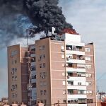Fuego en La Elipa