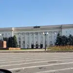 Edificio de la administración provincial de Jersón, sin la bandera de RusiaVICEPRESIDENTE DEL CONSEJO REGIO03/11/2022