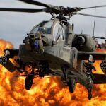 El AH-64 Apache se trata de un helicóptero de ataque de origen estadounidense.