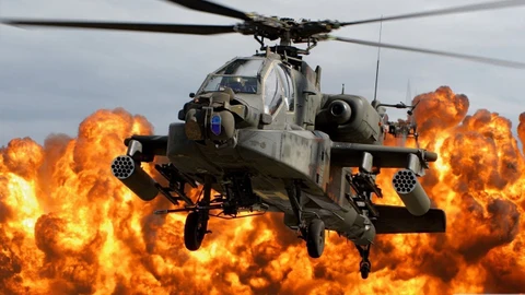 El AH-64 Apache se trata de un helicóptero de ataque de origen estadounidense.