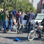 Altercados en las protestas en Irán duramente reprimidas por la policía en Karaj