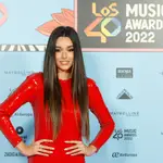 MADRID, 04/11/2022.- La influencer Marta Díaz posa para los fotógrafos a su llegada a la gala de Los40 Music Awards, este viernes en el Wizink Center en Madrid. EFE/ Mariscal
