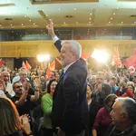 El líder del PSC en Barcelona y primer teniente de alcalde, Jaume Collboni, en su acto de proclamación como candidato del partido a la Alcaldía de Barcelona en las elecciones municipales de 2023