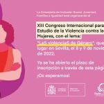 Cartel del congreso que se celebra los próximos días