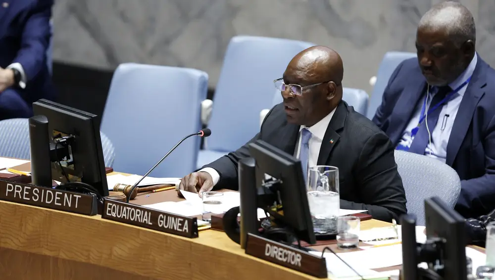 El ministro de Exteriores de Guinea Ecuatorial, Simeón Oyono Esono Angüé06/11/2022