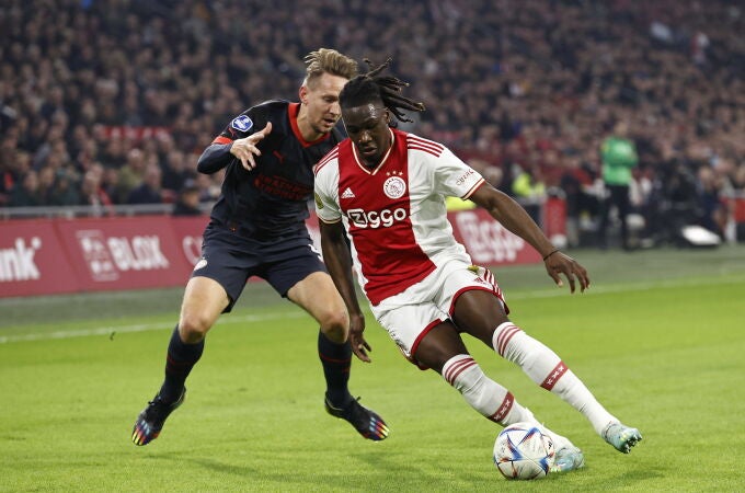 Luuk de Jong, durante el partido del pasado fin de semana ante el Ajax