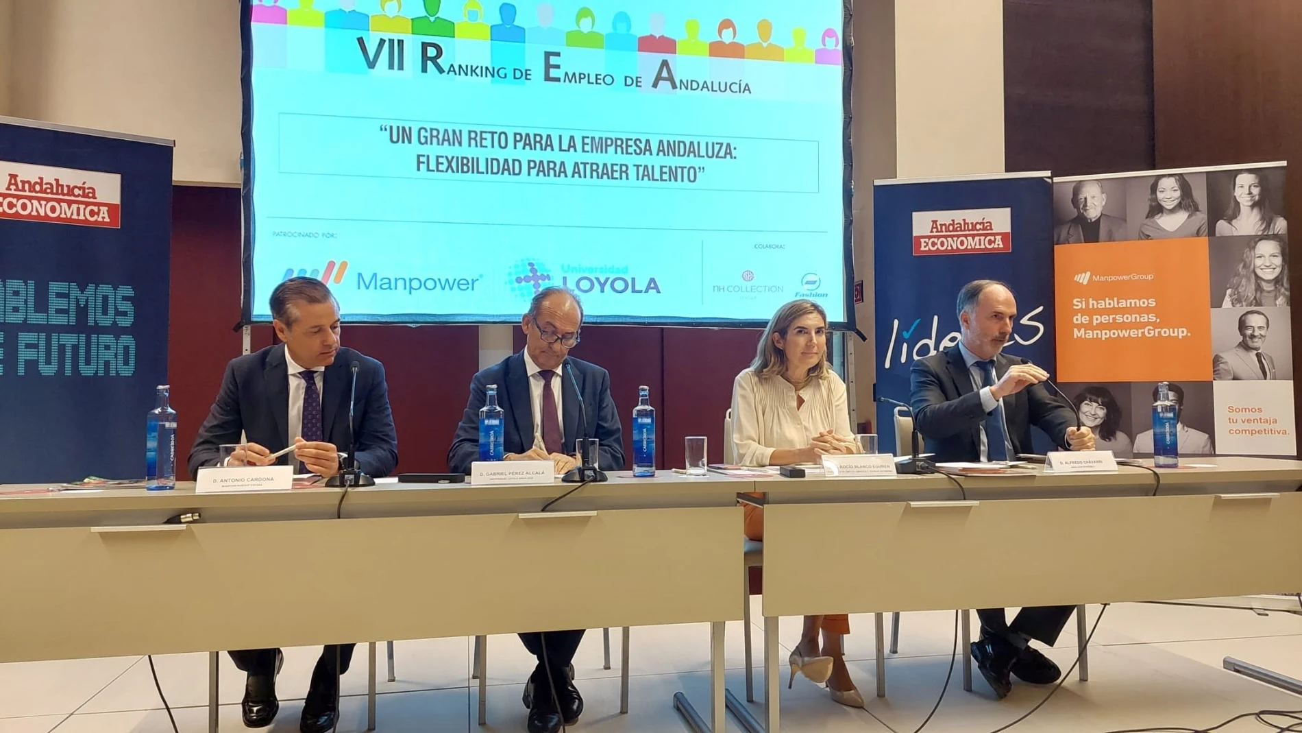 La consejera de Empleo, Empresa y Trabajo Autónomo, Rocío Blanco, preside en Sevilla la presentación del VII Ranking de Empleo que elabora la revista Andalucía Económica