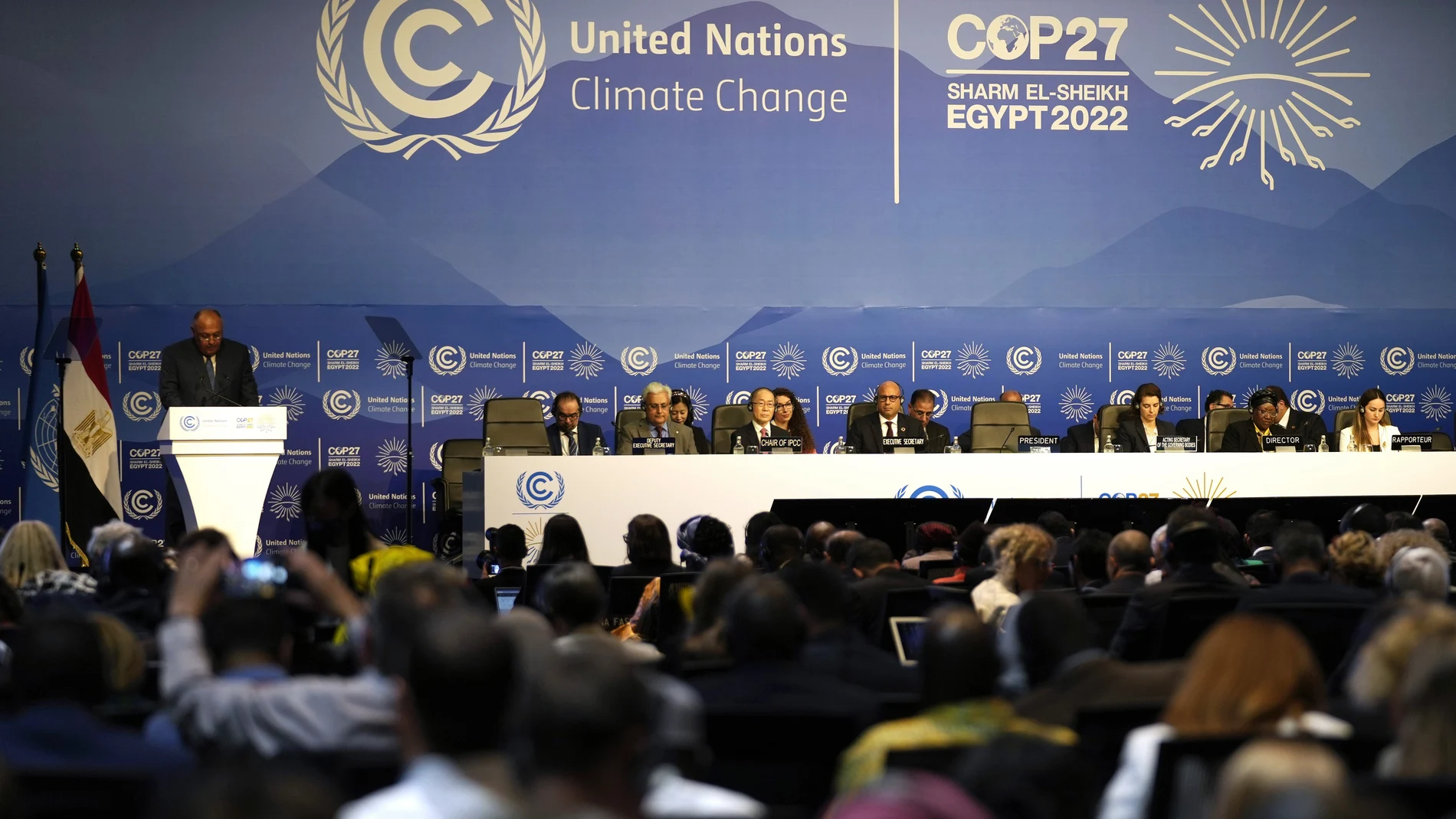 Sesión inaugural de la COP27