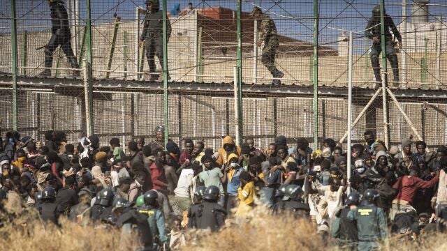 Asalto masivo a la Valla de Melilla el pasado 24 de junio