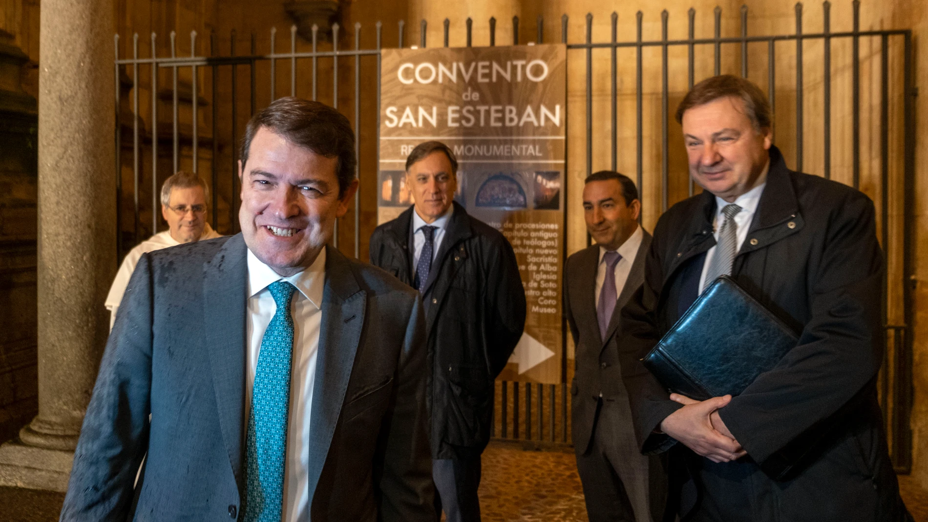 El presidente de la Junta de Castilla y León, Alfonso Fernández Mañueco, participa en la Inauguración de "Las Conversaciones de San Esteban"