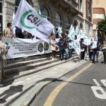 Una de las últimas concentraciones del sindicato CSIF