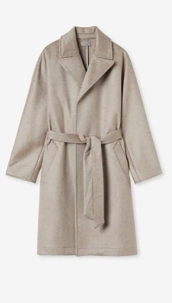 Abrigo de cashmere.