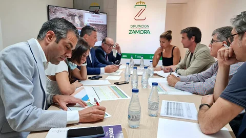 Reunión de representantes de la Junta y de la Diputación de Zamora