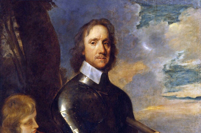 Oliver Cromwell, en un retrato de Robert Walker