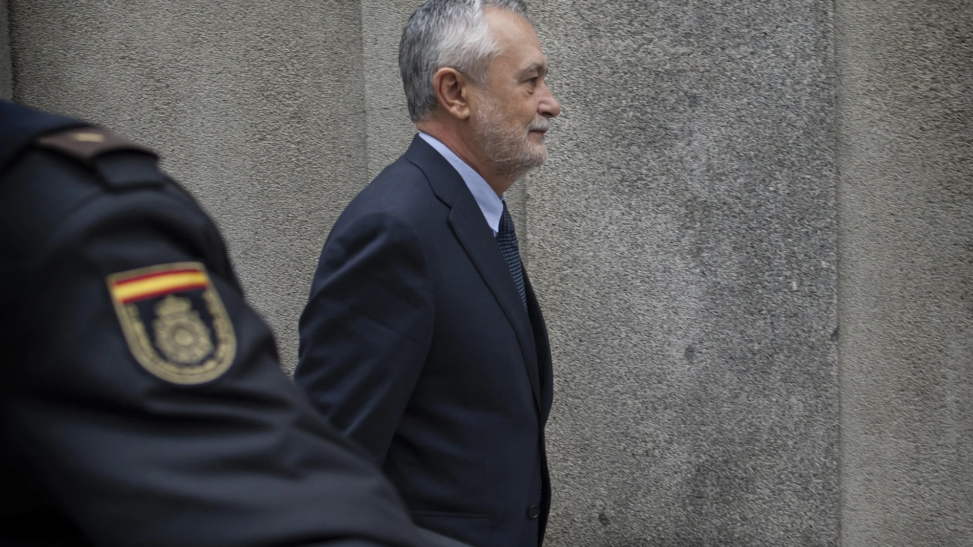 El expresidente de la Junta de Andalucia, Jose Antonio Griñan, en el Tribunal Supremo