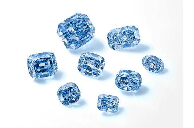 De Beers Exceptional Blue Collection.