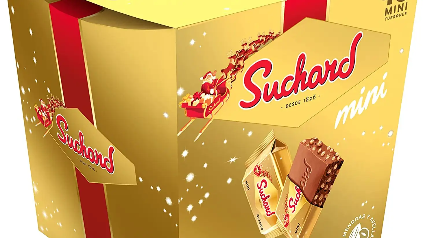 Turrones en porciones de Suchard