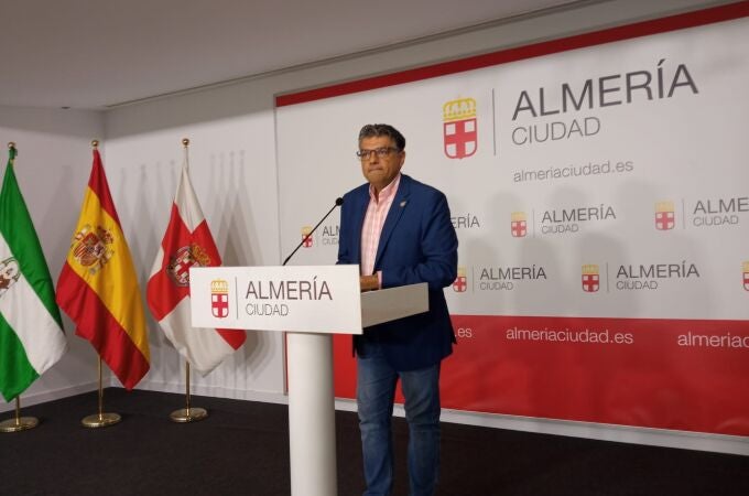 El hasta ahora portavoz de Cs en el Ayuntamiento de Almería, Miguel Cazorla. EUROPA PRESS