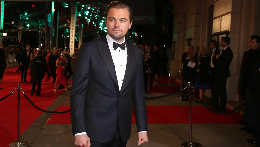 Leonardo DiCaprio en los Premios Bafta 2016