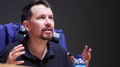 El exlíder de Podemos Pablo Iglesias, durante la presentación de su libro 'Medios y cloacas' en Sevilla. Joaquín Corchero / Europa Press