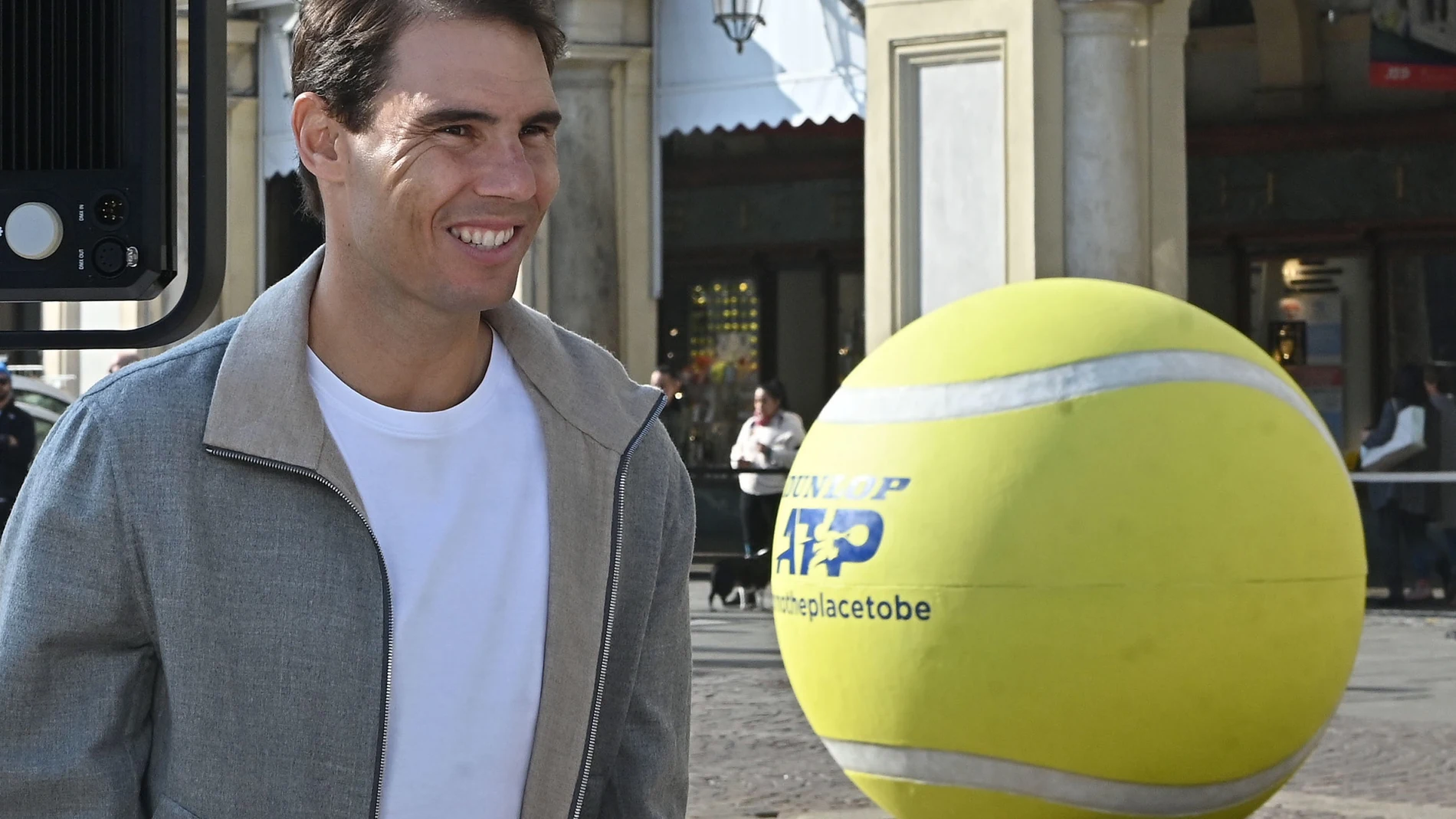 Nadal, en Turín, donde se disputan las Nitto ATP Finals