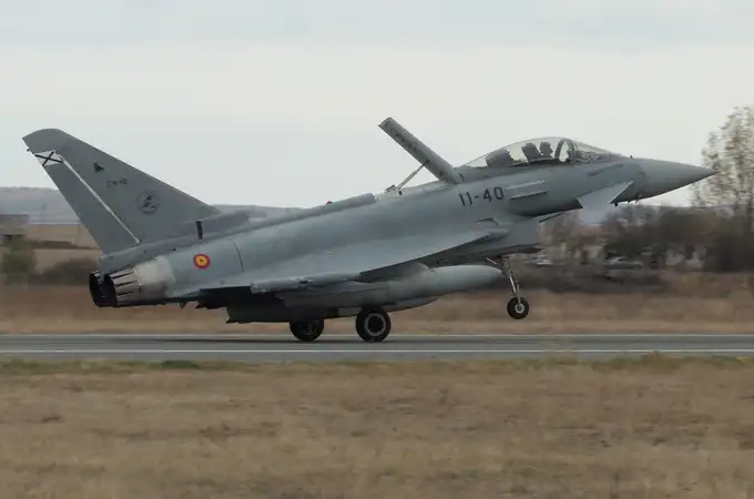 Los Eurofighter españoles ya están en Bulgaria para proteger el área del Mar Negro
