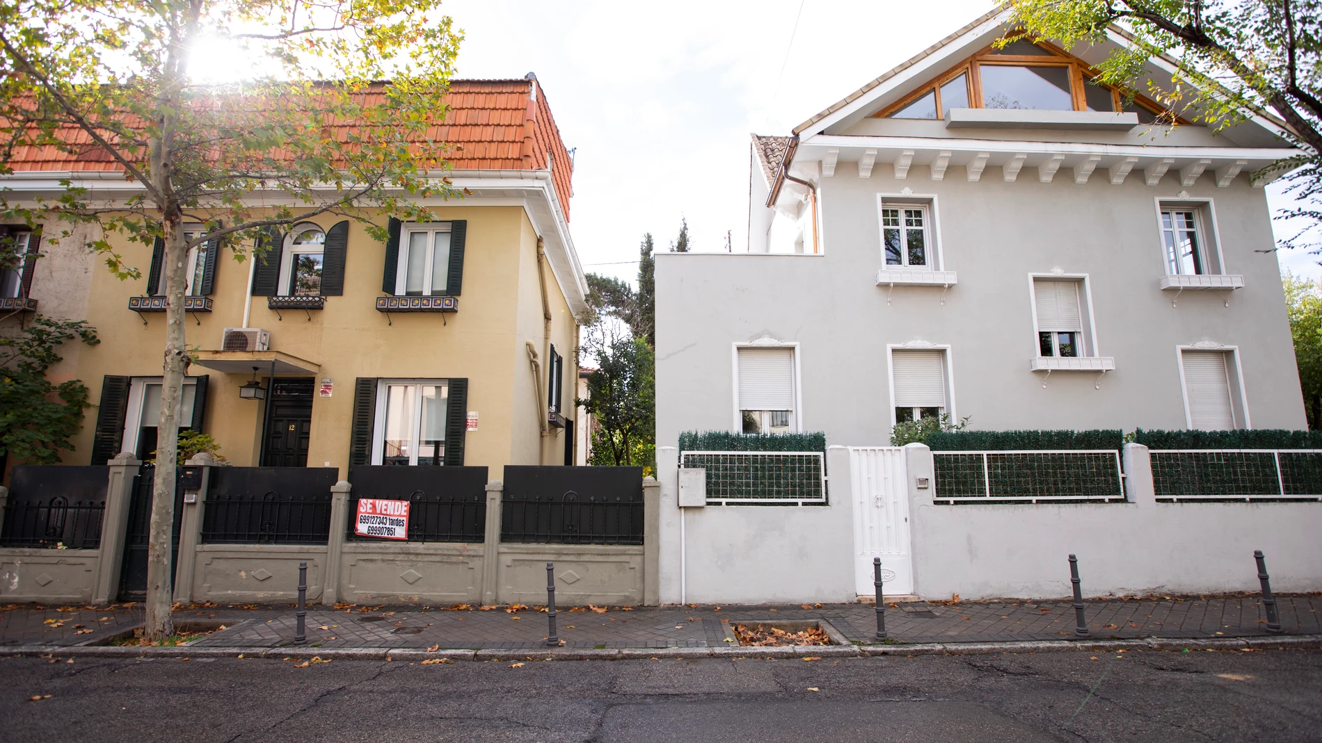 Viviendas en el barrio de El Viso, uno de los más caros de Madrid