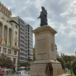 El proyecto de la futura plaza del Ayuntamiento de Valencia no contempla esta estatua