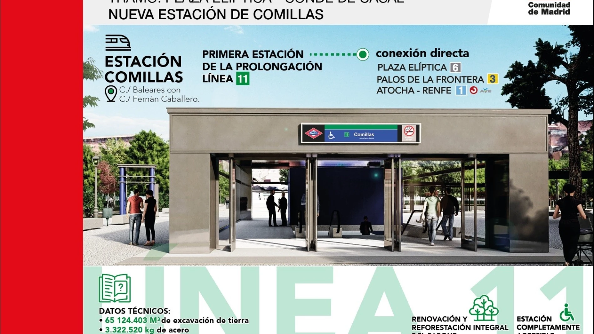 Ampliación de la Línea 11 de MetroCOMUNIDAD DE MADRID13/11/2022