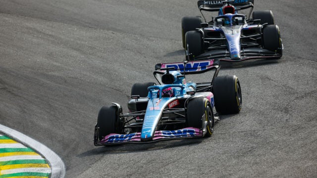 Fernando Alonso, en el Gran Premio de Sao Paulo