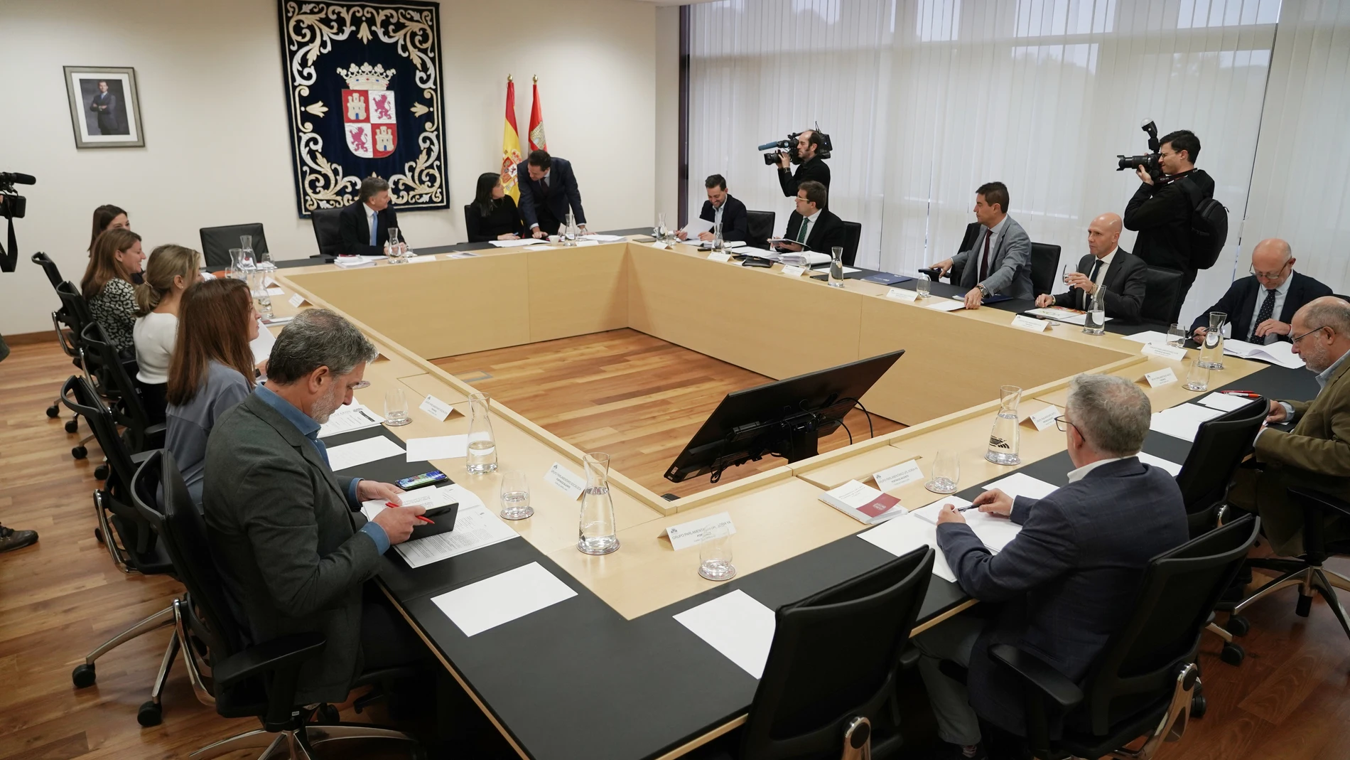 Junta de Portavoces en las Cortes de Castilla y León