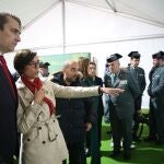 La directora general de la Guardia Civil, María Gámez, visita las obras del nuevo cuartel que se construirá en Fuentesaúco